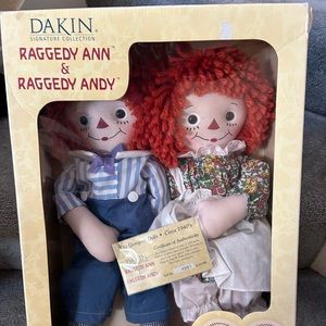 New Special Limited Edition- Raggedy Ann & Andy - The Georgene Dolls Circa 1940s